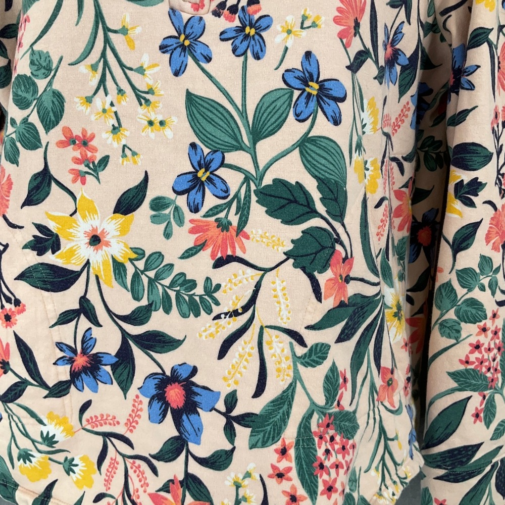 Vera Bradley Sweatshirt Womens Sz S Floral Garden 1/4 Zip Pullover Activewear - Picture 5 of 9